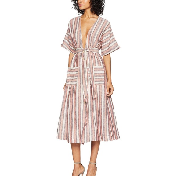 Free People Dresses & Skirts - Free People Monday Striped Midi Dress